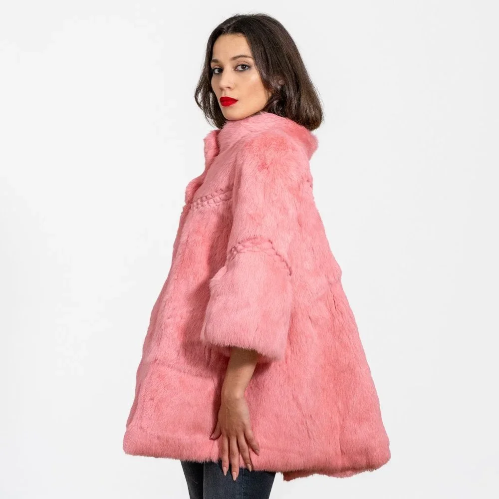Pink Rabbit Swing Coat - Picture 2 of 4